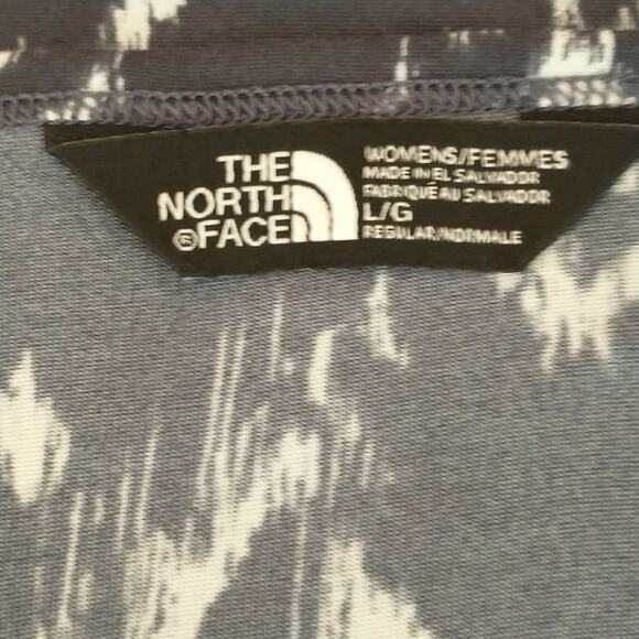 The North Face Tank Top Women's Sz L Black White Racer Back Flashdry Activewear - Picture 8 of 9